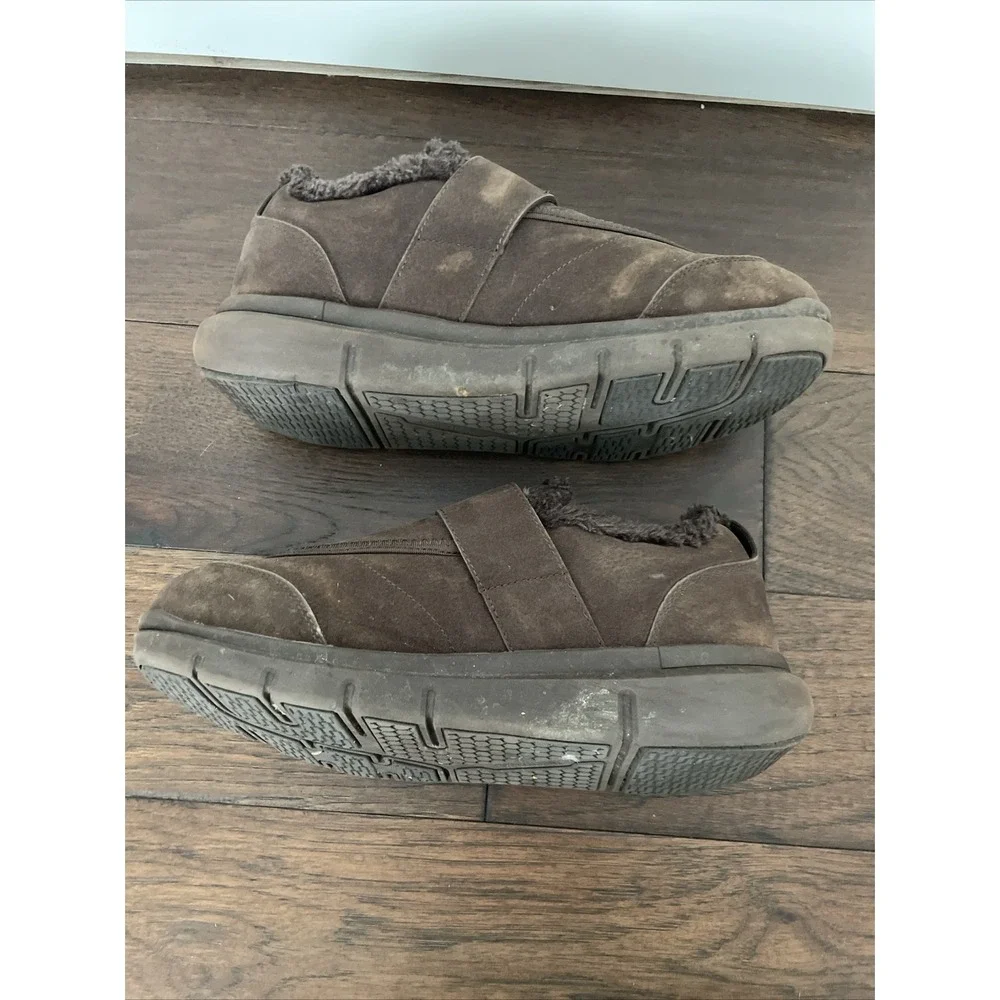 Fitville Brown Strap‎ Diabetic Shoes Mens Size 9.5 Wide